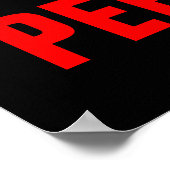 Poster Persistance Formation Bodybuilding Travail dur (Coin)