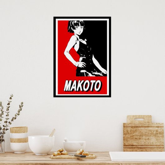 Poster Persona 5 Makoto Niijima Celeb (Cuisine)