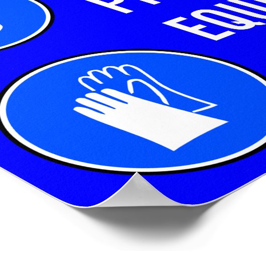 POSTER PERSONAL PROTECTIVE EQUIPMENT REQUIRED (Coin)