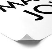 Poster Personalisé Conserver le calme et se marier sur le (Coin)