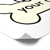 Poster Personalisé Sibérien Husky (Coin)