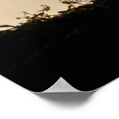 Poster Personalizable Carpe Diem with sunset sunbeams (Coin)