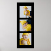Poster Personalized Add 3 Photographs Custom Made (Devant)