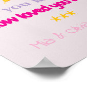 Poster Personalized Baby Girl Triplets Wall (Coin)