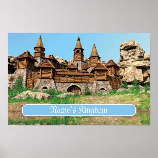 Poster Personalized Castle for Kids (Devant)