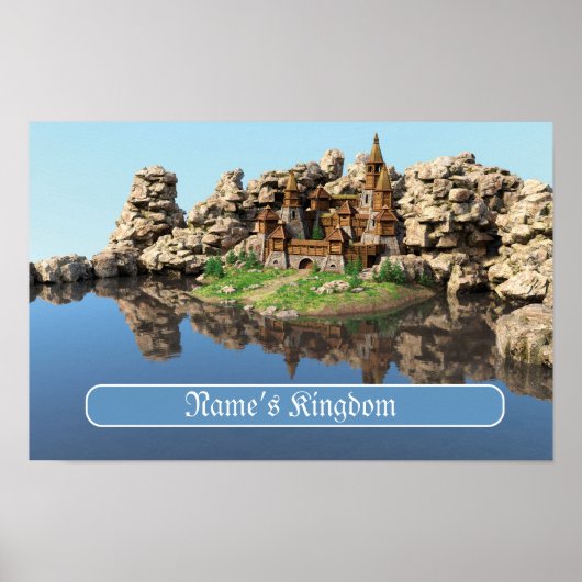 Poster Personalized Castle for Kids (Devant)
