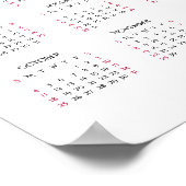 Poster Personalized Company Business Logo 2026 Calendar (Coin)