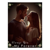 Poster ✅Personalized Couple Photo |Custom Engagement Gift (Devant)