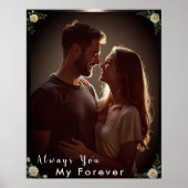 Poster ✅Personalized Couple Photo |Custom Engagement Gift (Devant)