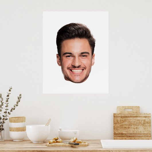 Poster Personalized Custom Face Dad  (Cuisine)