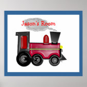 Poster Personalized Dimensional Train Art (Devant)