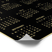 Poster Personalized Family Photo Yearly 2026 Calendar (Coin)