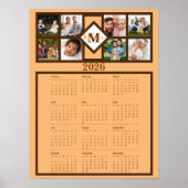 Poster Personalized family photos wall Calendar  (Devant)