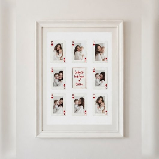 Poster Personalized First Mother’s Day Photo Collage 