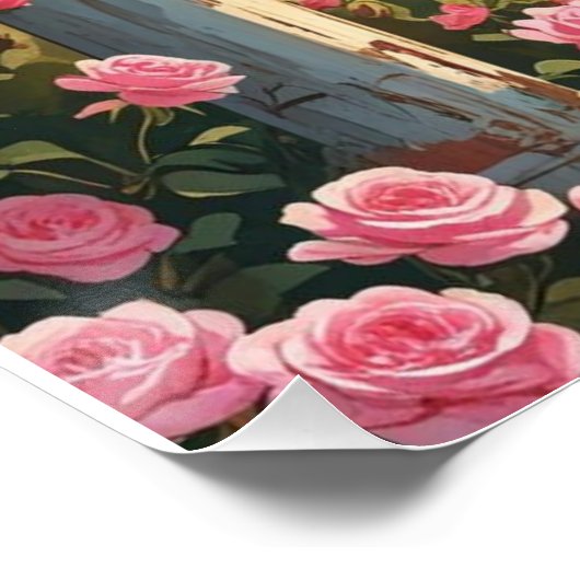 Poster Personalized Italian Villa Signpost – Rustic Wall  (Coin)