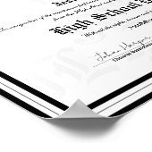 Poster Personalized Keepsake for High School Novelty  (Coin)