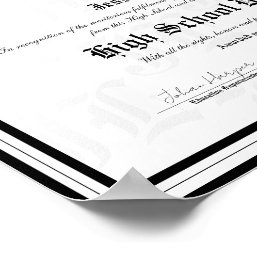 Poster Personalized Keepsake for High School Novelty  (Coin)