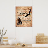 Poster Personalized Letter To My Daughter From Dad, (Cuisine)