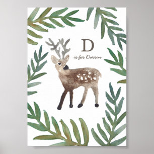 Poster Personalized   Loved Dearly Art Print