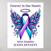 Poster Personalized Loving Memory Suicide Loss Awareness  (Devant)
