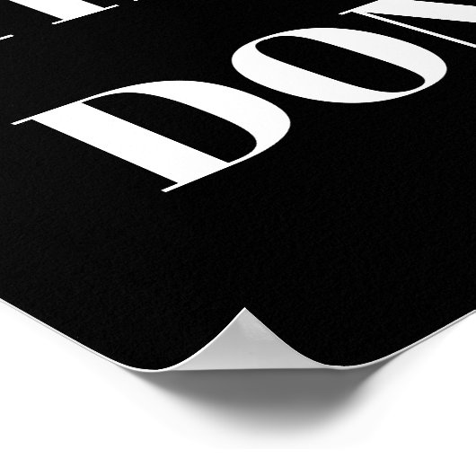 POSTER PERSONALIZED NAME MODERN MINIMAL GET THINGS DONE  (Coin)