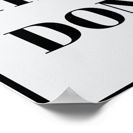 POSTER PERSONALIZED NAME MODERN MINIMAL GET THINGS DONE  (Coin)