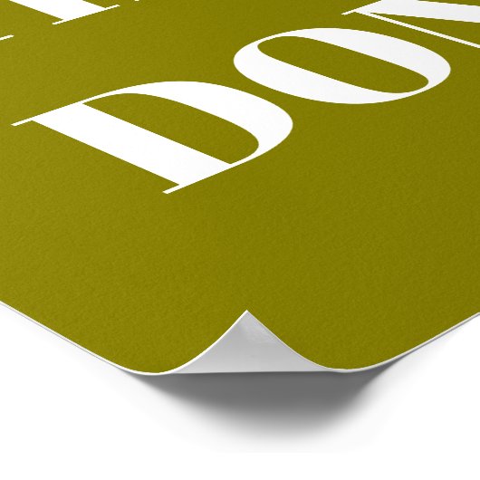 POSTER PERSONALIZED NAME MODERN MINIMAL GET THINGS DONE (Coin)