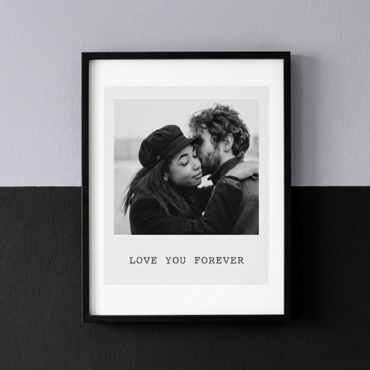 Poster Personalized Photo – Love You Forever