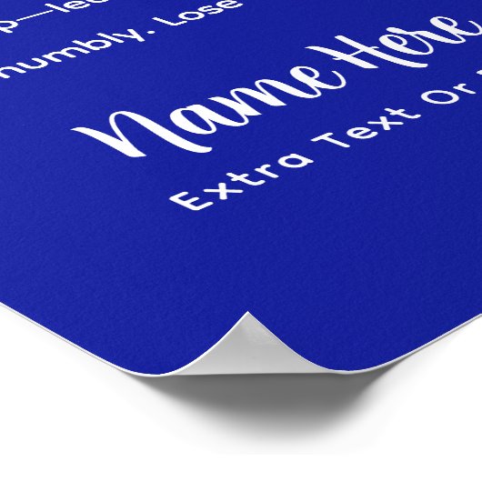 Poster Personalized Pickleball Rules Hawaii Edition Post (Coin)