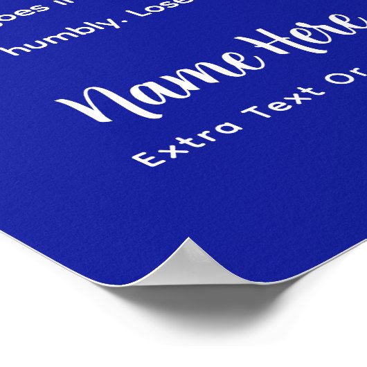 Poster Personalized Pickleball Rules UNSPOKEN (Coin)