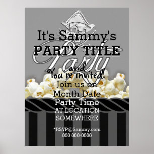 Poster Personalized Pirate Day Party