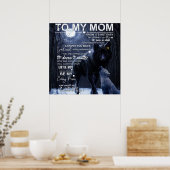 Poster Personalized To My Mom From Son, (Cuisine)