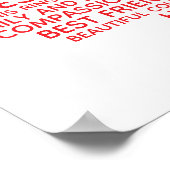 Poster Personalized Typography Word Cloud for Couples (Coin)