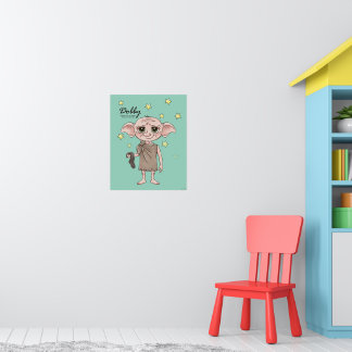 Poster Personnage en aquarelle de Dobby