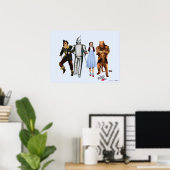 Poster Personnages Classiques du Magicien d'Oz (Bureau à domicile)
