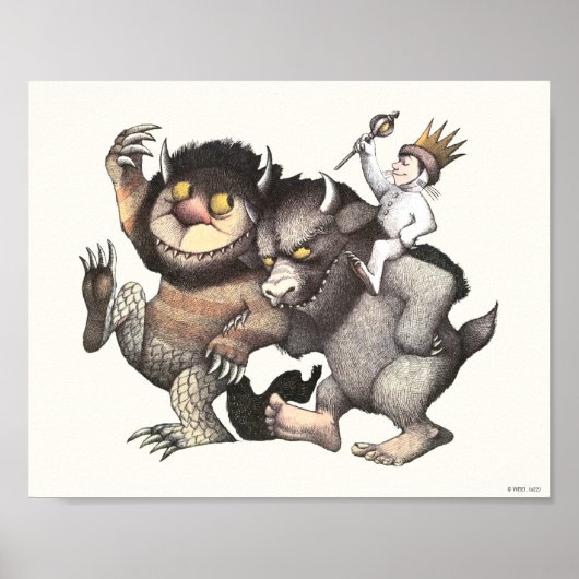 Poster Personnages de Max et les Maximonstres (Devant)