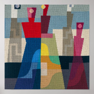 Poster Personnages Sophie Taeuber-Arp