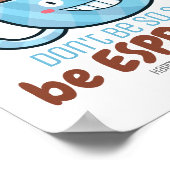 Poster Personnalisable Be Espresso (Coin)