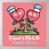 Poster Personnalisable ensemble pour toujours (Devant)