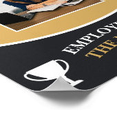 Poster Personnalisable Gold Employé Du Mois Image (Coin)