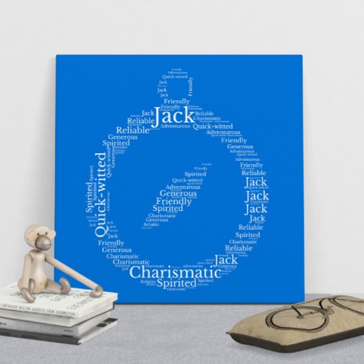 Poster personnalisable Jack Name Cloud