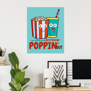 Poster Personnalisable je me sens seul jusqu'à ce que vou