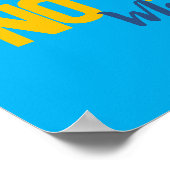 Poster Personnalisable Pas de pluie Pas de tonnerre (Coin)