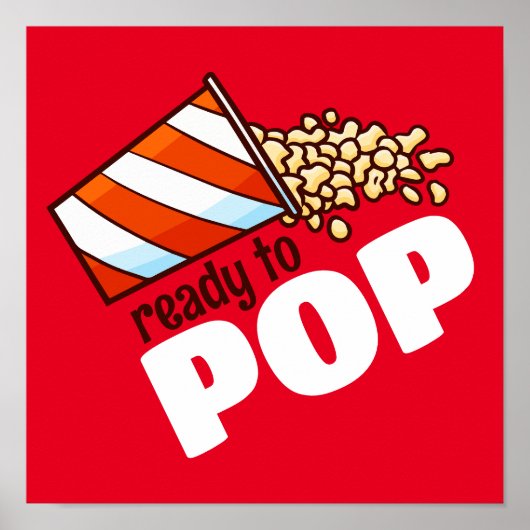 Poster Personnalisable prêt à POP (Devant)