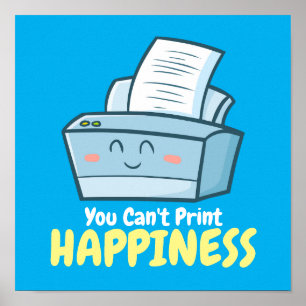 Poster Personnalisable Vous ne pouvez pas imprimer le bon