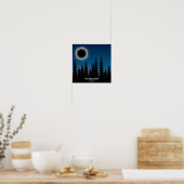 Poster Personnalisé 2024 Solar Eclipse Souvenir Memento P (Cuisine)