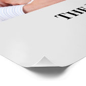 Poster Personnalisé 3 sections Photos de famille Collage  (Coin)