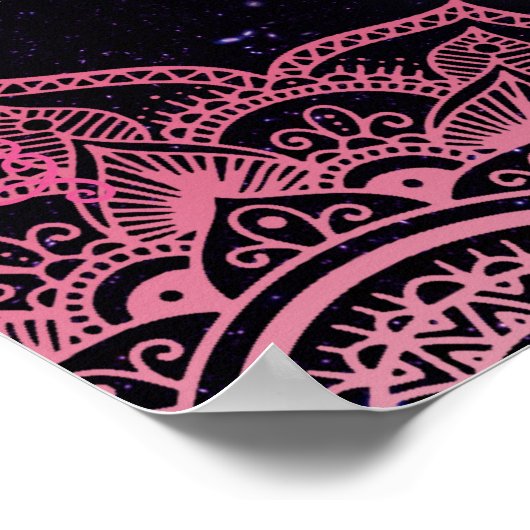 Poster Personnalisé À Ma Couverture Fille, (Coin)