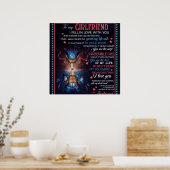 Poster Personnalisé À Ma Petite Amie Blanket Wolf, (Cuisine)