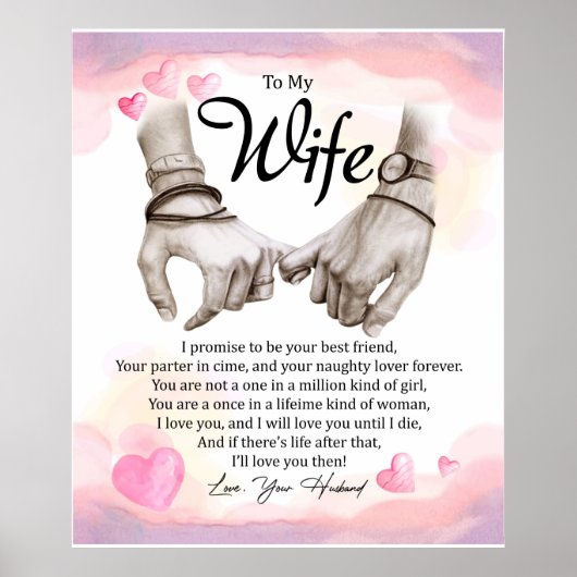 Poster Personnalisé À Mon Couverture De Femme (Devant)